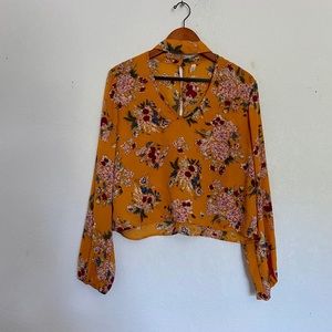 Live 4 Truth Floral Cutout Blouse